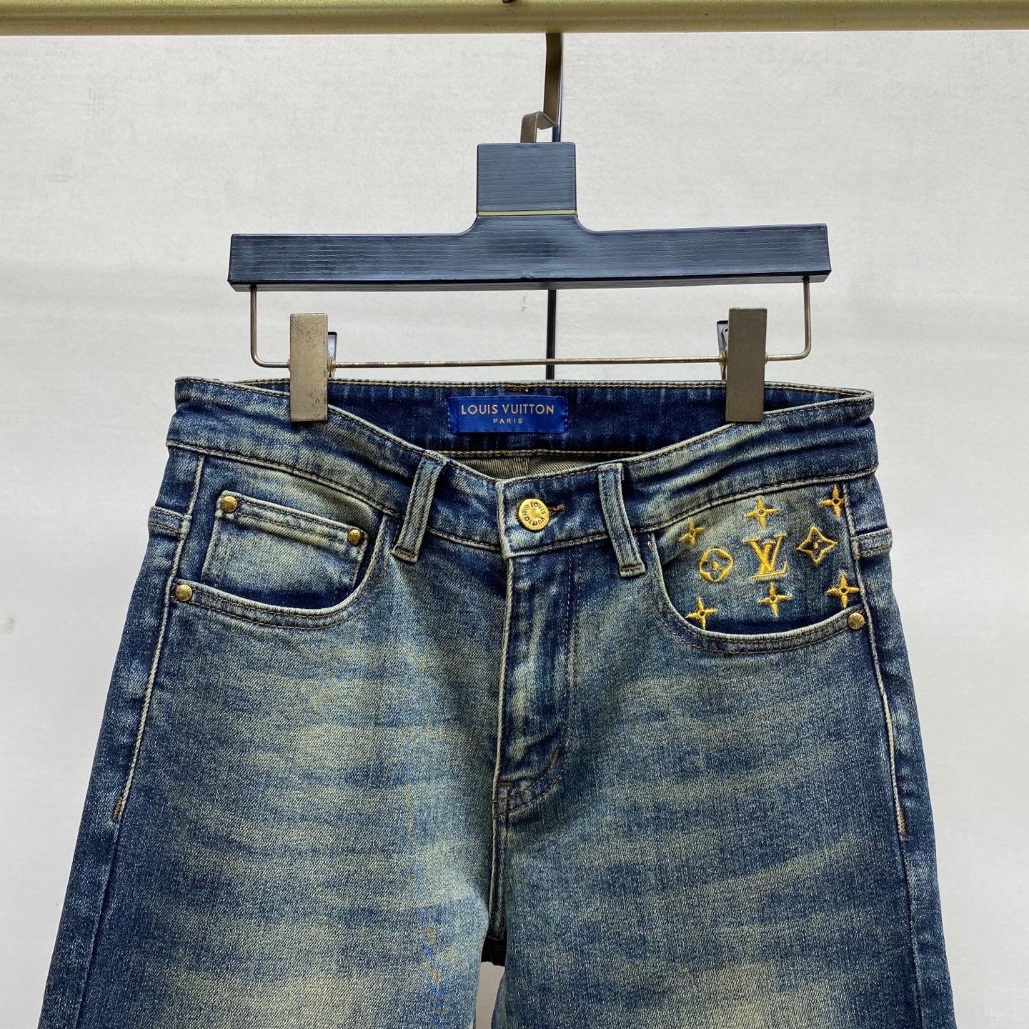 High-End Men’s Fitted Straight-Leg Jeans BS1026071503