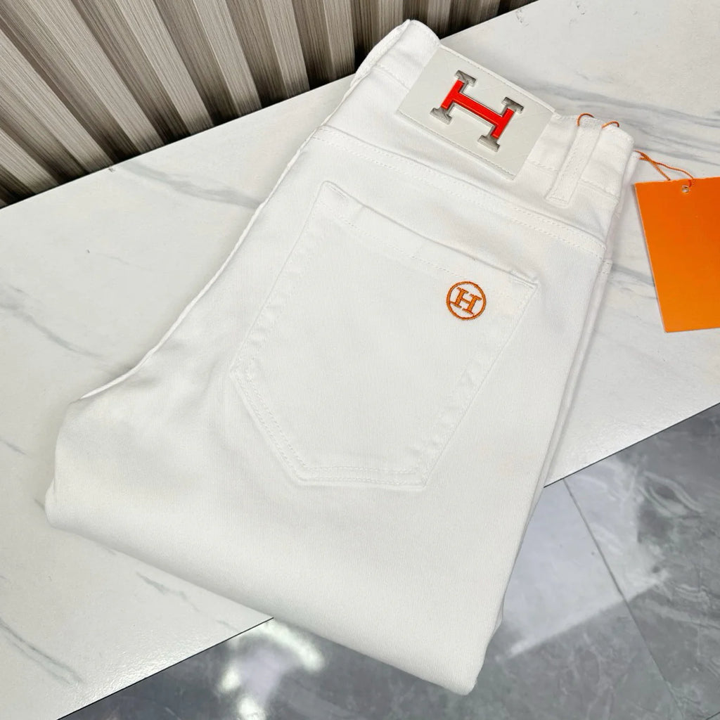 New Slim-Fit Straight-Leg Men's Jeans 1026063009