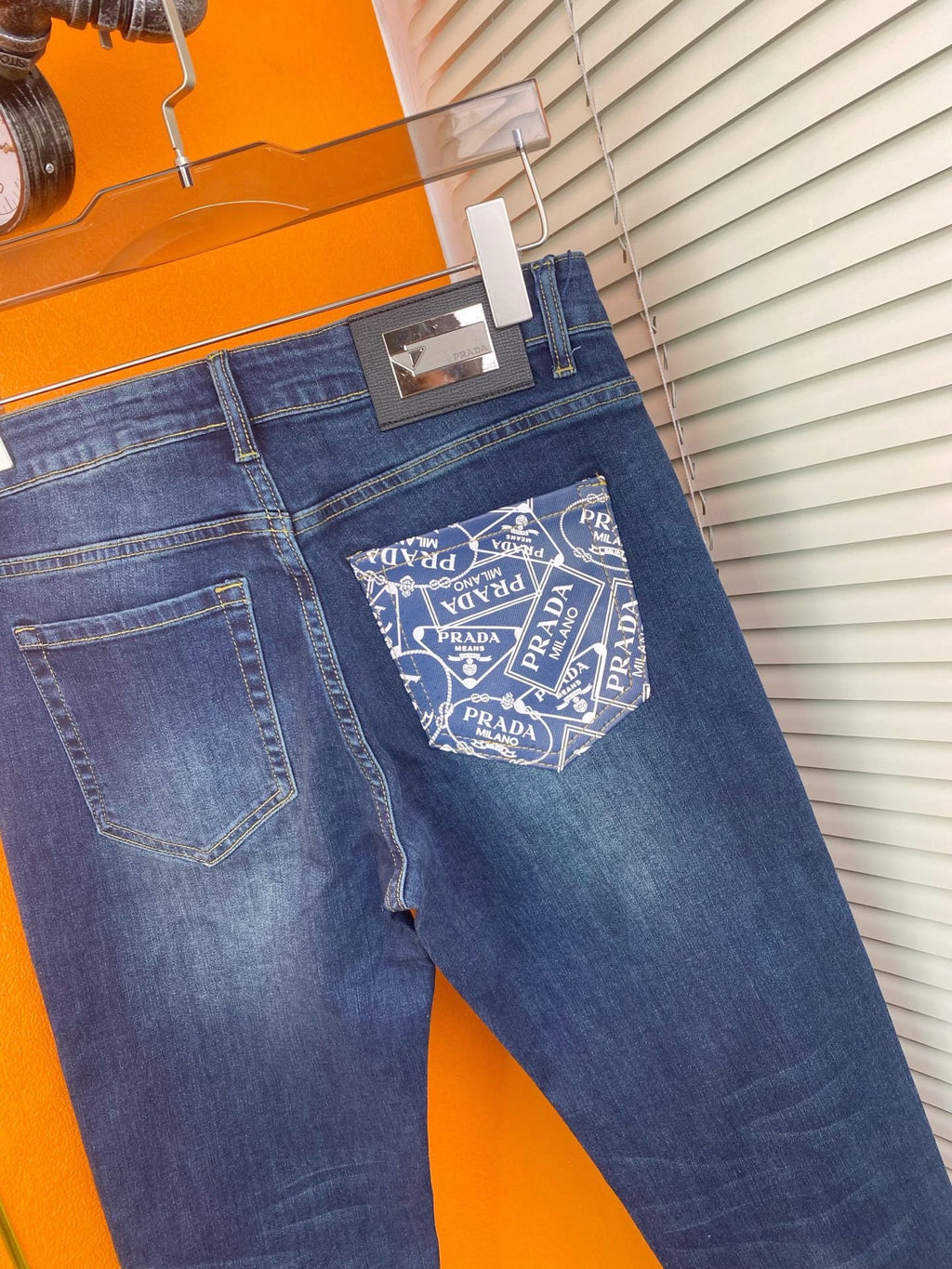 PR Classic denim blue stretch slim-fit skinny jeans 26031215