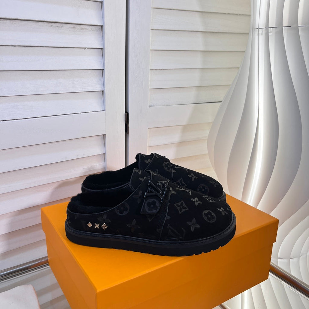 Cashmere Flat Slippers XC0823071708