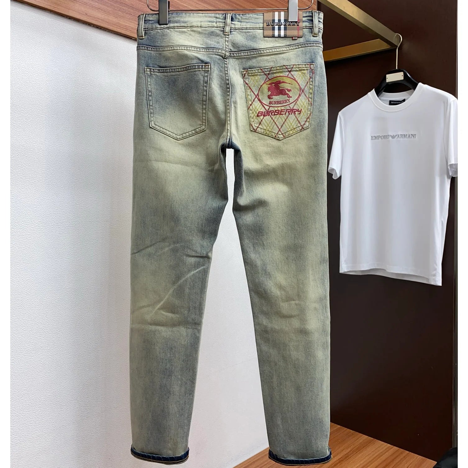 Men's Fashion Slim-Fit Straight-Leg Jeans 1026062916