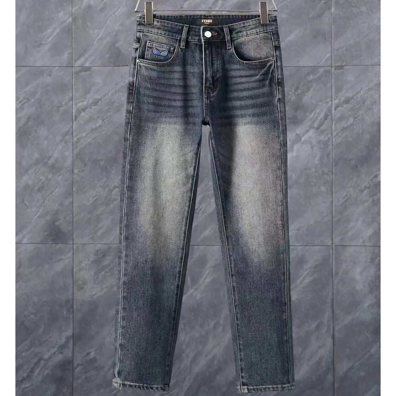 Men's Fashion Slim-Fit Straight-Leg Jeans 1026062907