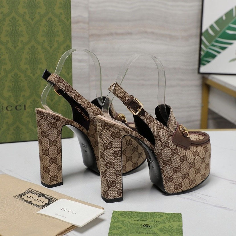 GG Horsebit slingback pumps 10222501