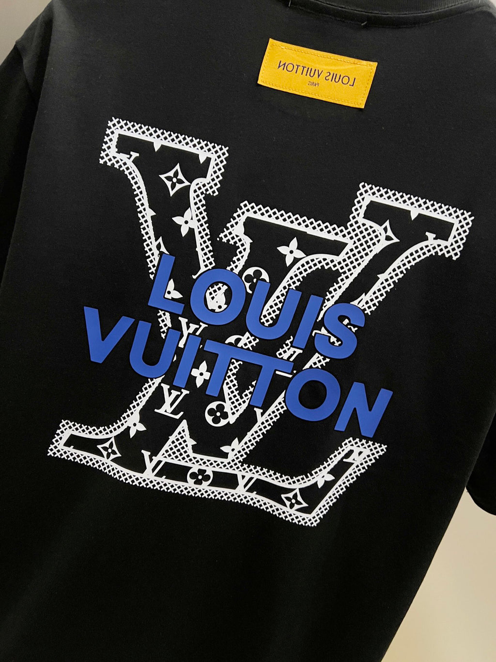 VV Printed logo embroidered crew neck short-sleeved T-shirt 26032603