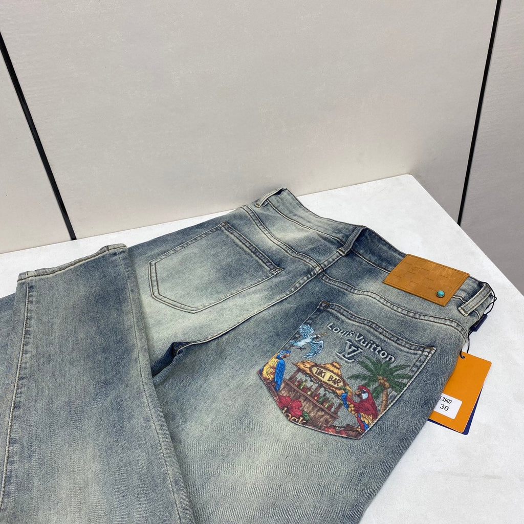 Spring fashion slim-fit straight-leg jeans 1426020905