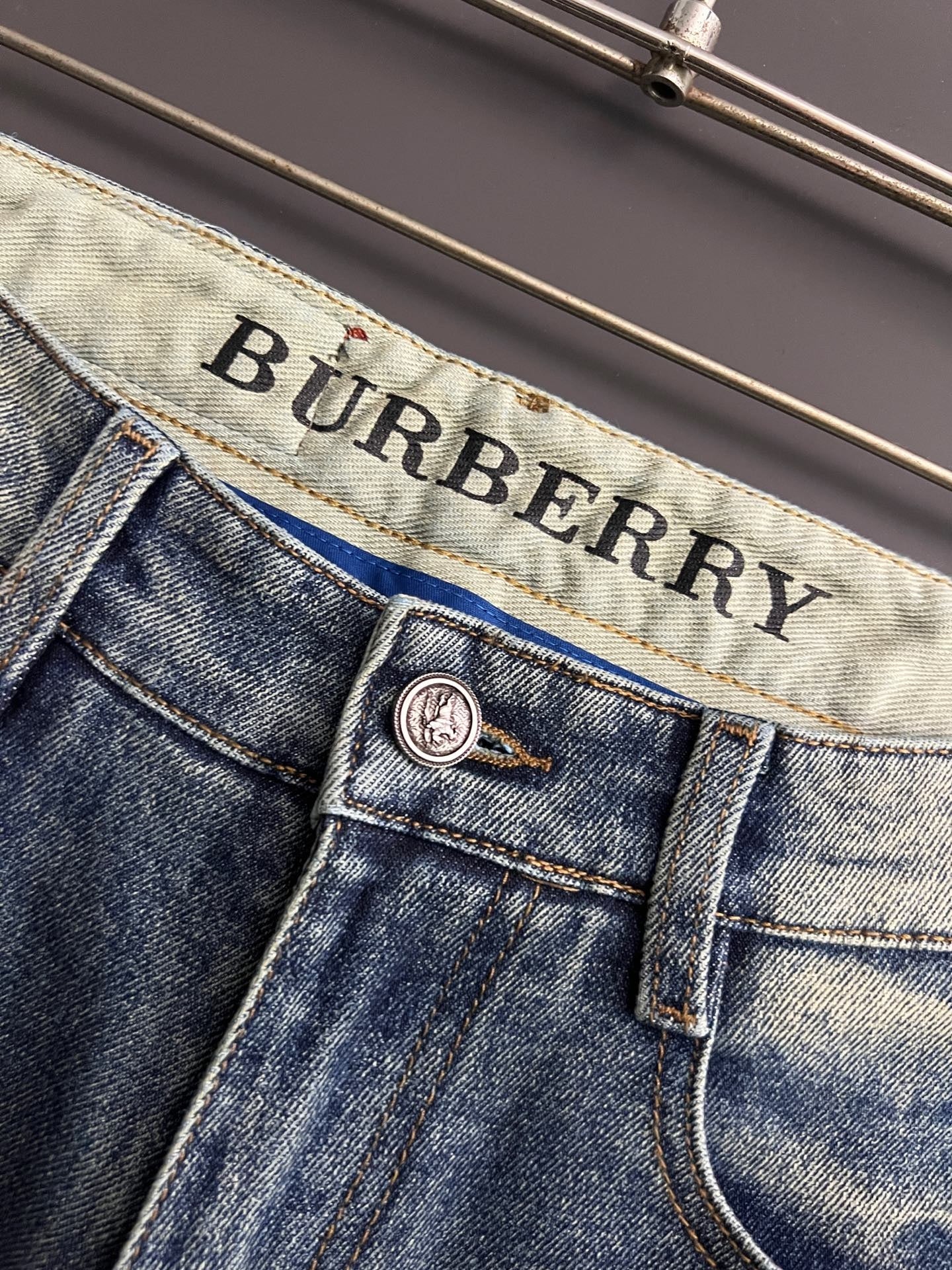 TB Heavy-duty washed stretch denim jeans 1825122601
