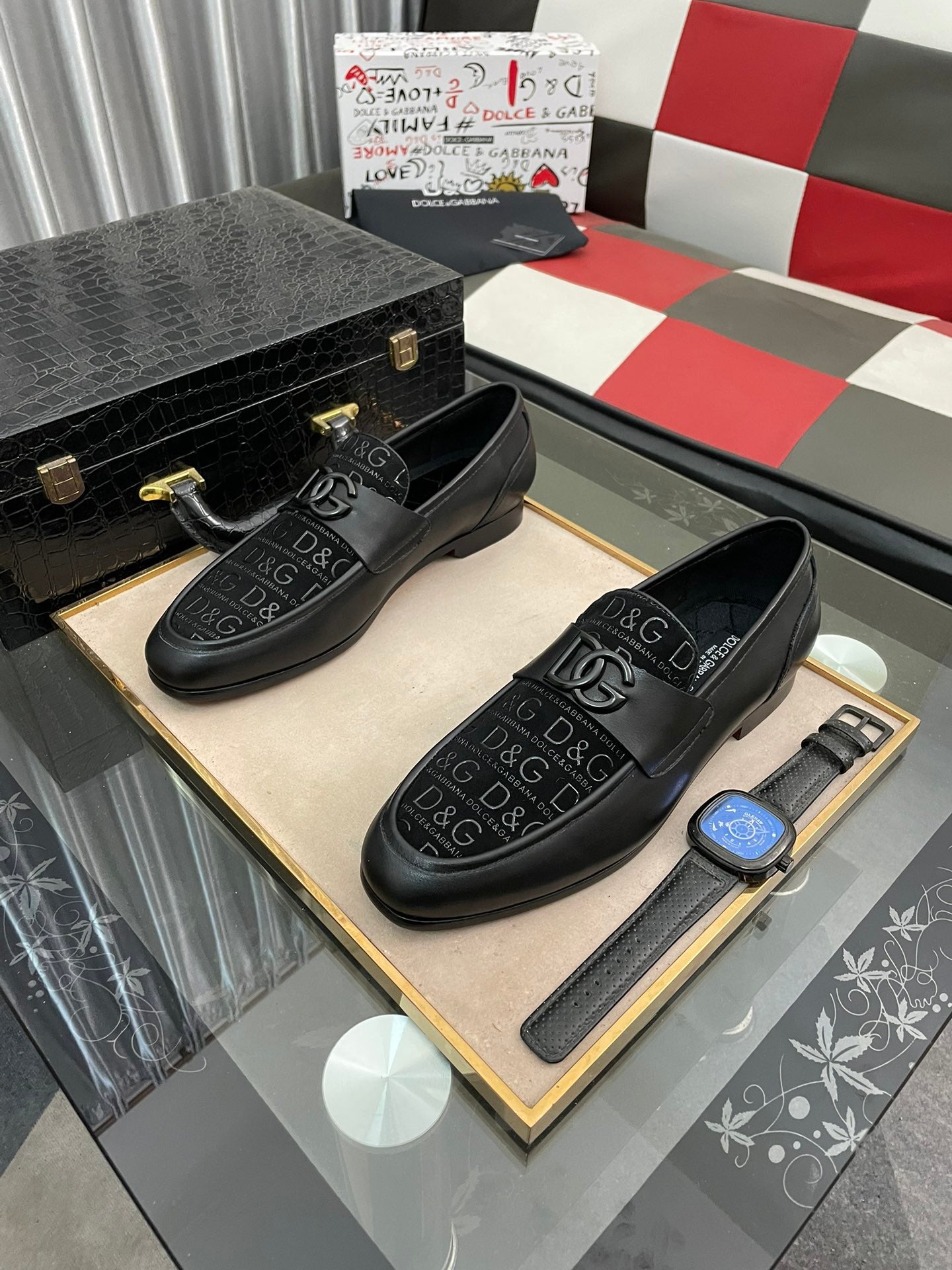 DG24ss new printed loafers 0724060409