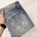Washed Casual Jeans 1026070114