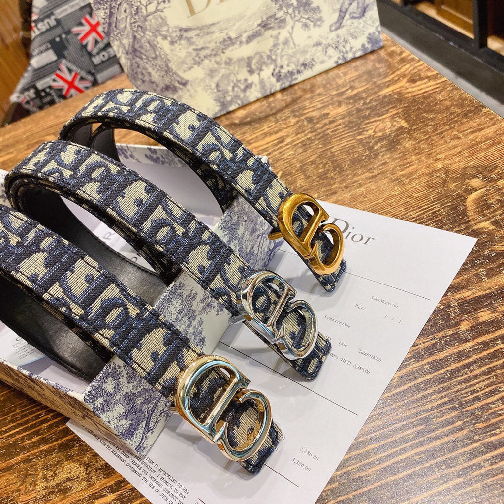 High quality new belt with D！or logo