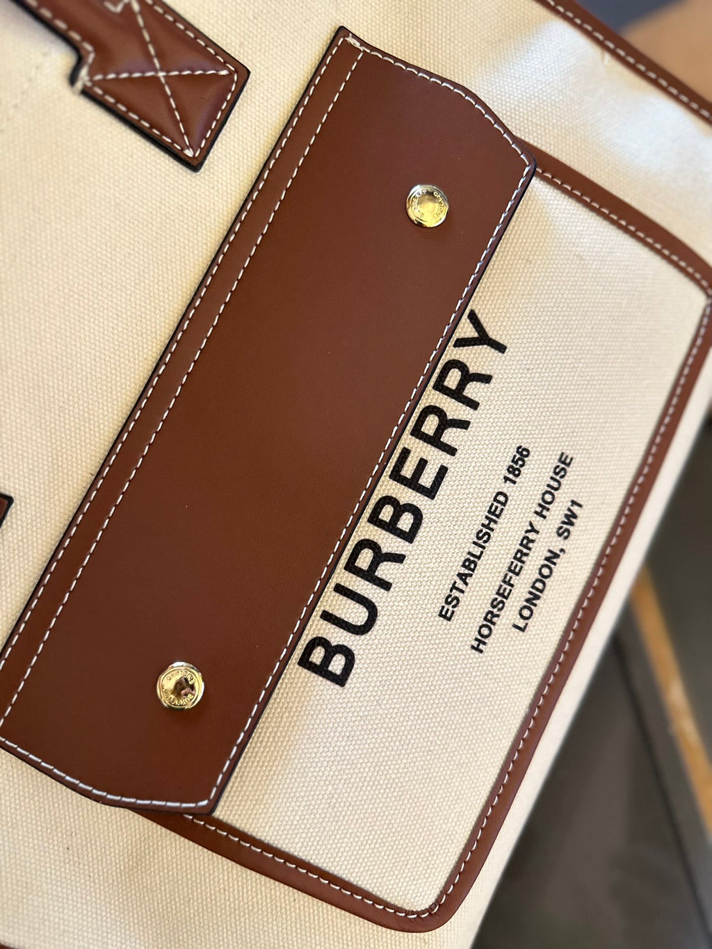 BBR Horseferry Check Canvas Tote  XC24092332