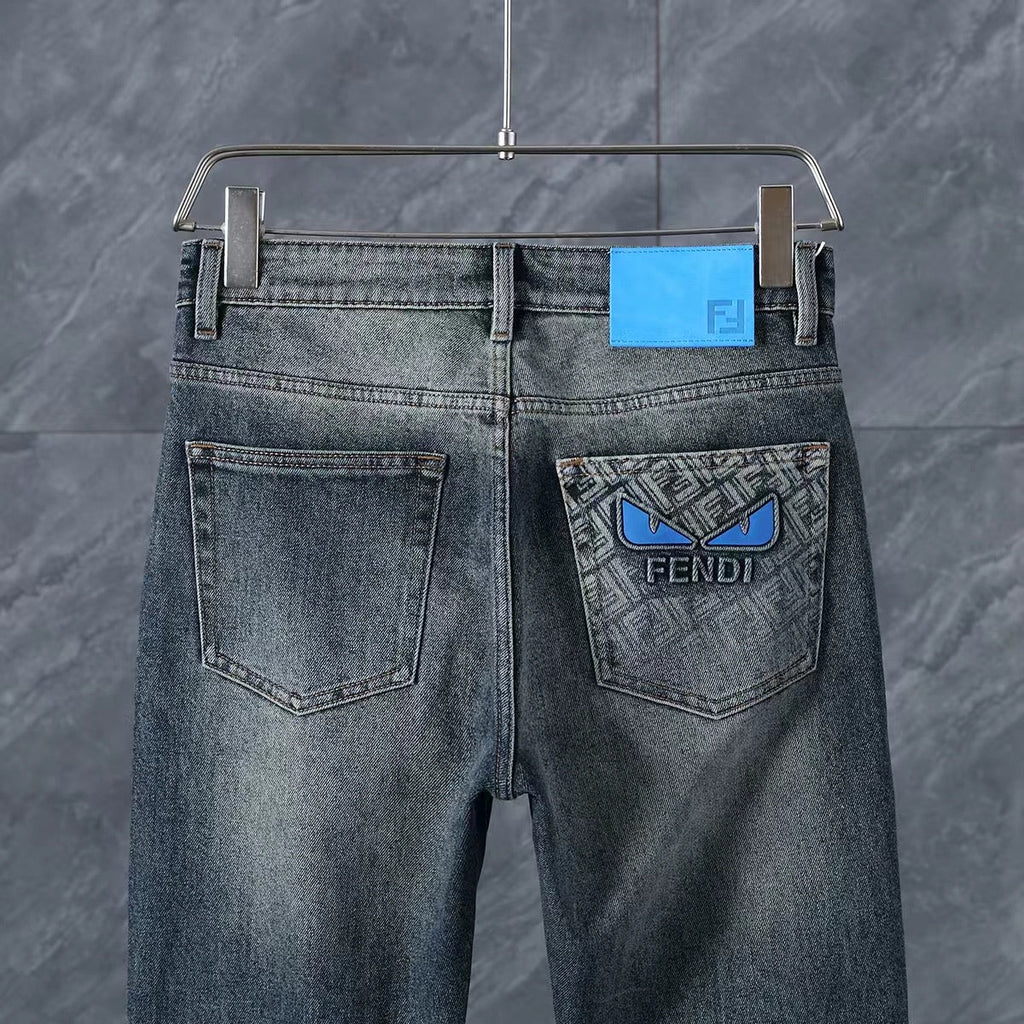Men's Fashion Slim-Fit Straight-Leg Jeans 1026062907