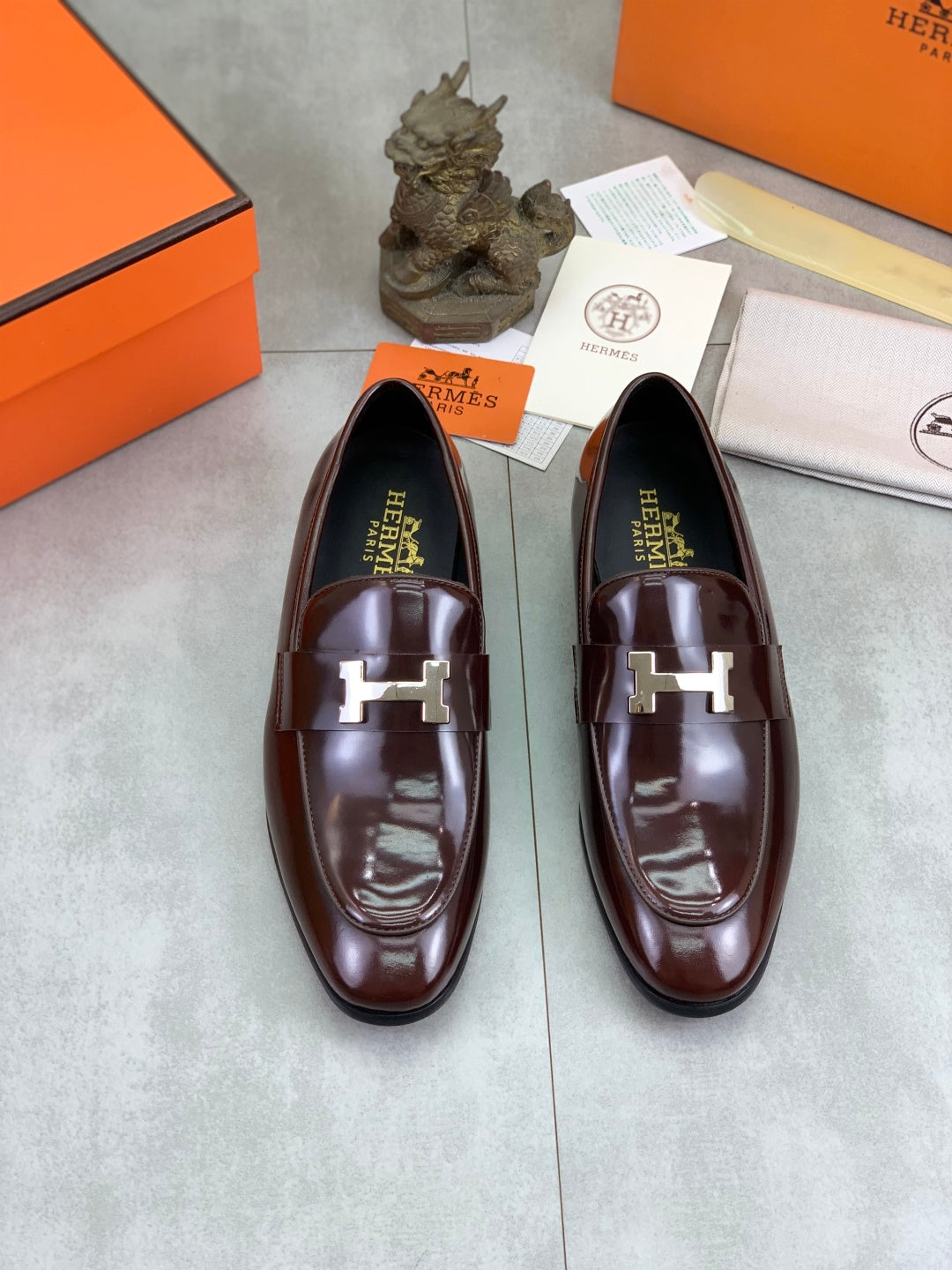 HM Latest Men's Casual Business Leather Shoes  26070812