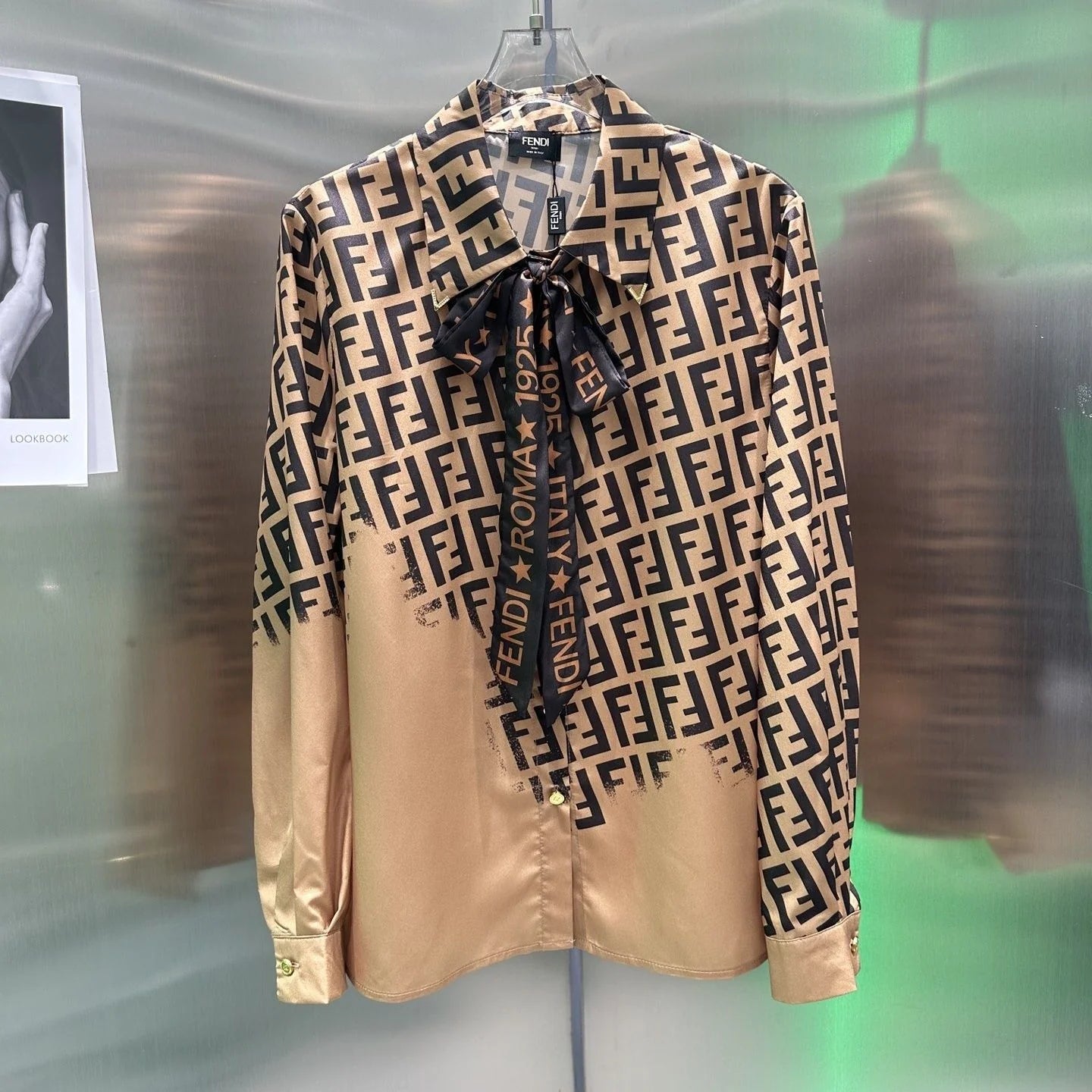 Vintage Print Blouse 1024031506