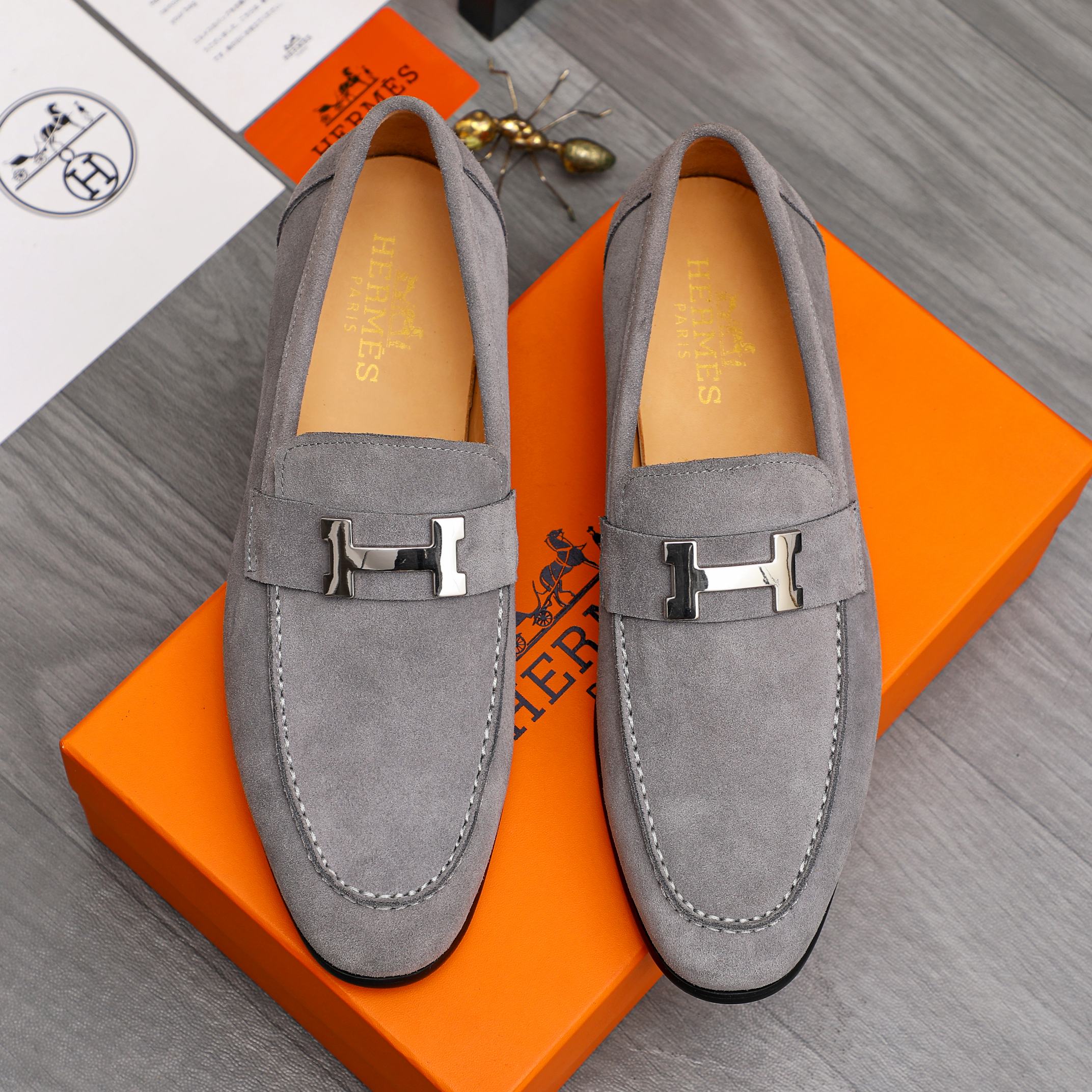 HM Business slip-on leather shoes 26070811