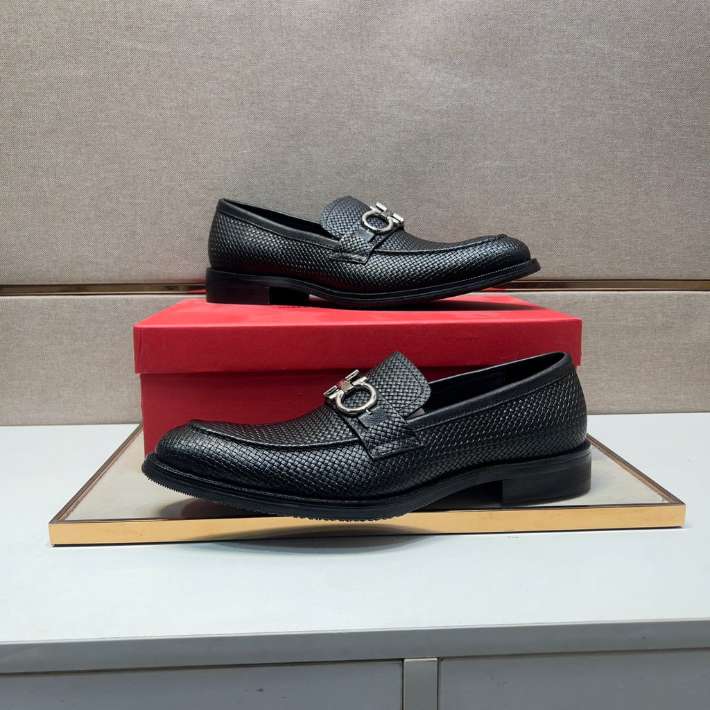 Fegm Men's casual formal leather shoes 26031007