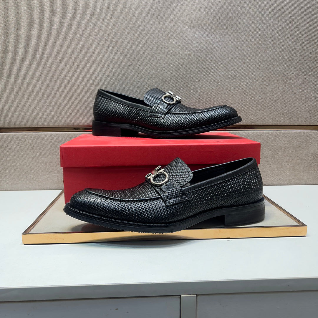 Fegm Men's casual formal leather shoes 26031007