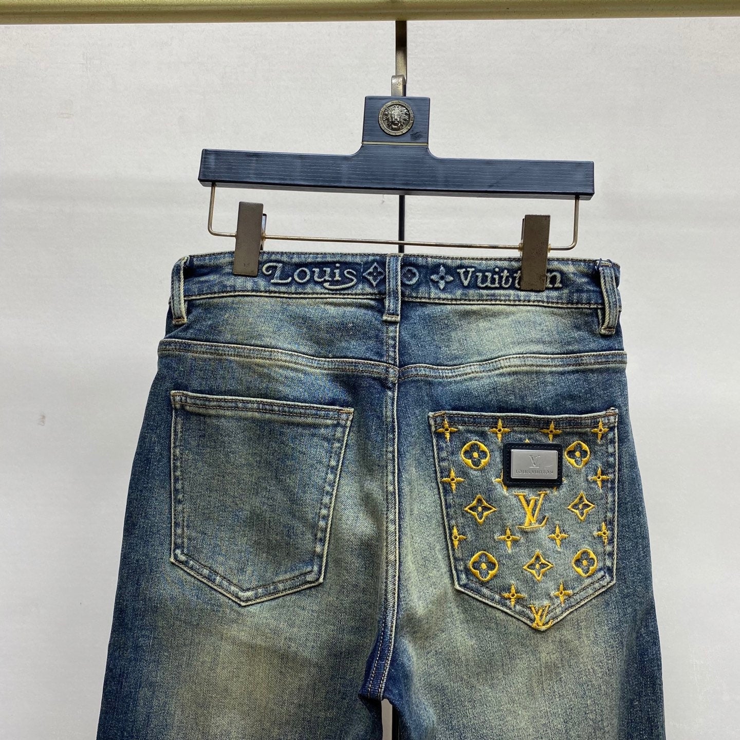 High-End Men’s Fitted Straight-Leg Jeans BS1026071503