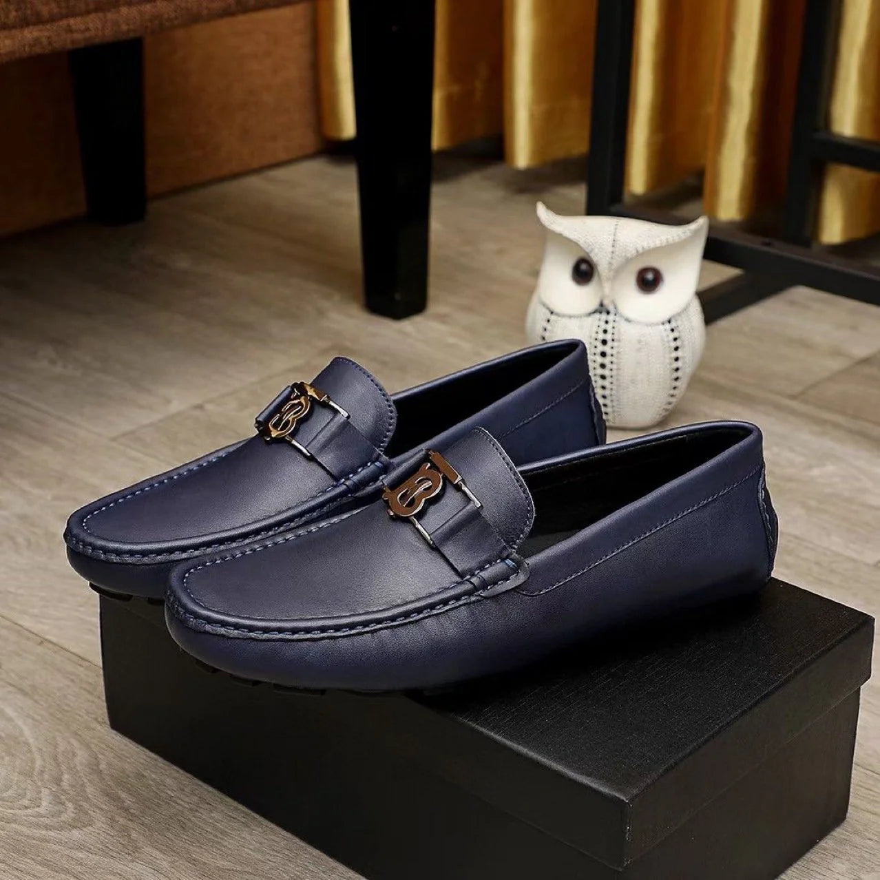 Men's High-end Leather Loafers 1024051510