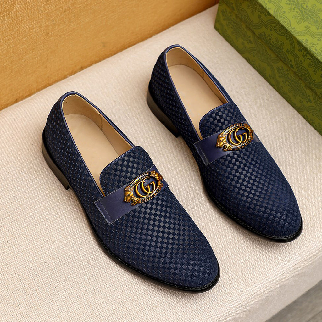Men's Fashion Business Luxury G LOGO moccasins