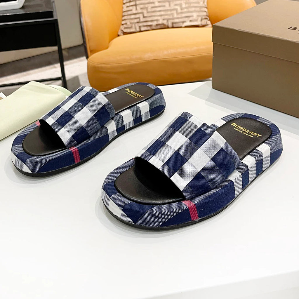 Fashion classic versatile plaid slippers 1024042208