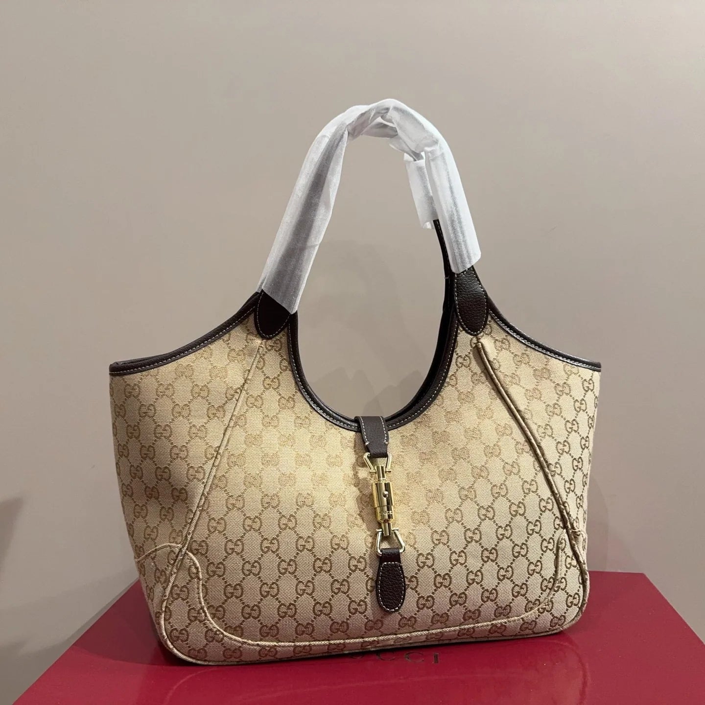 Color-blocked stylish tote bag 1426020316