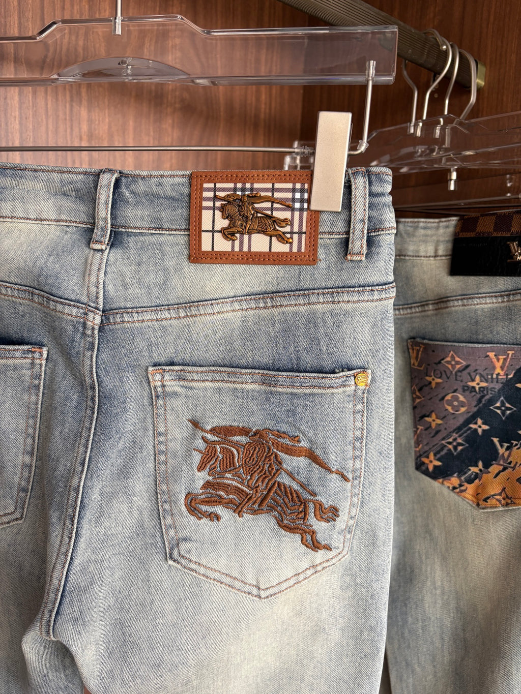 TB  Custom-made original washed denim jeans  26010506