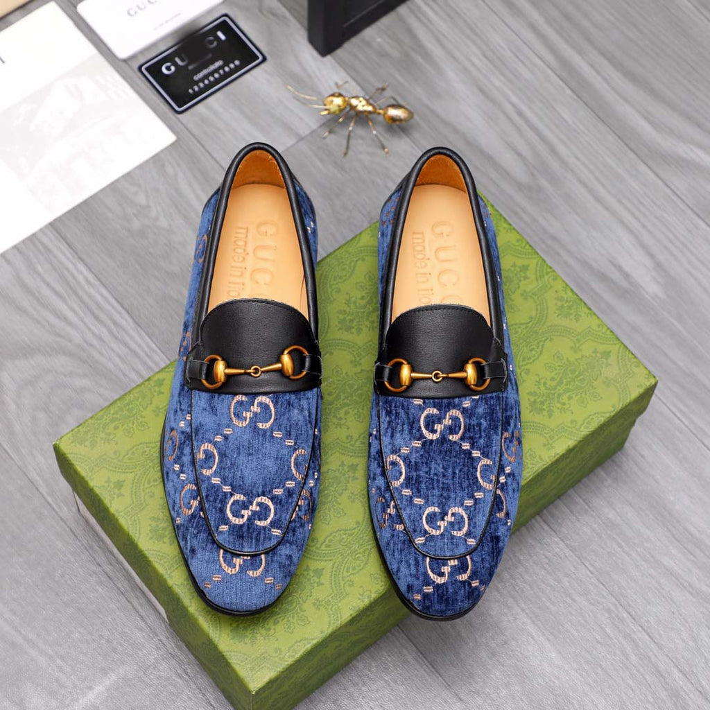 Blue G Print Shoes