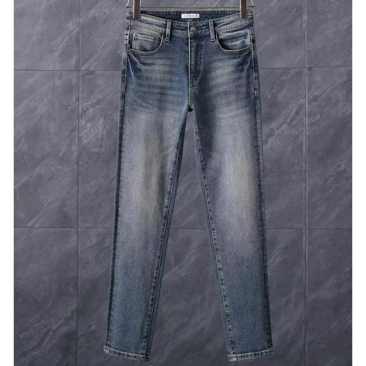 Men's Fashion Slim-Fit Straight-Leg Jeans 1026062911