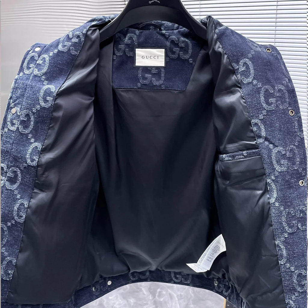 New collared denim jacket 1425121104