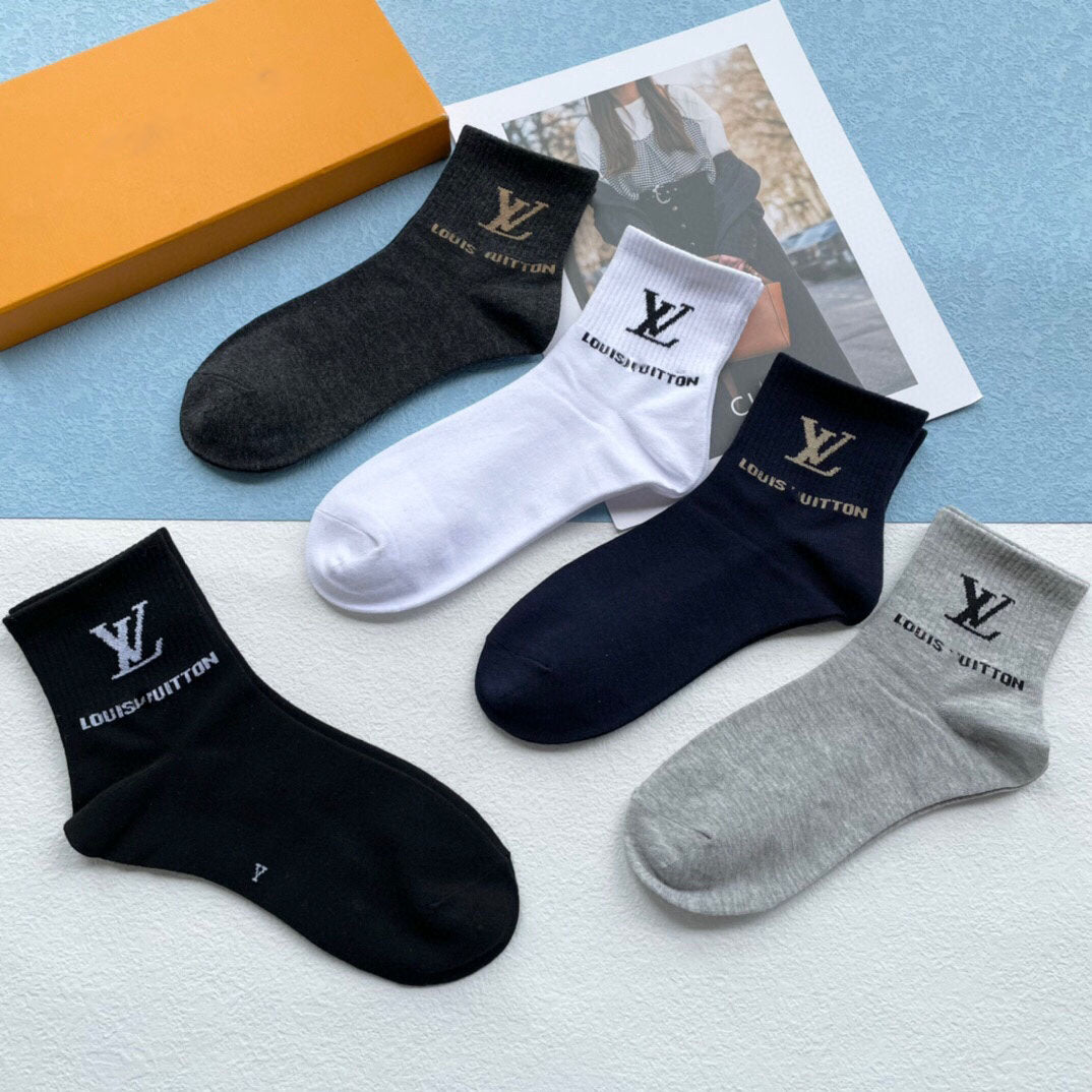 New Alphabet Fashion Socks Set S09