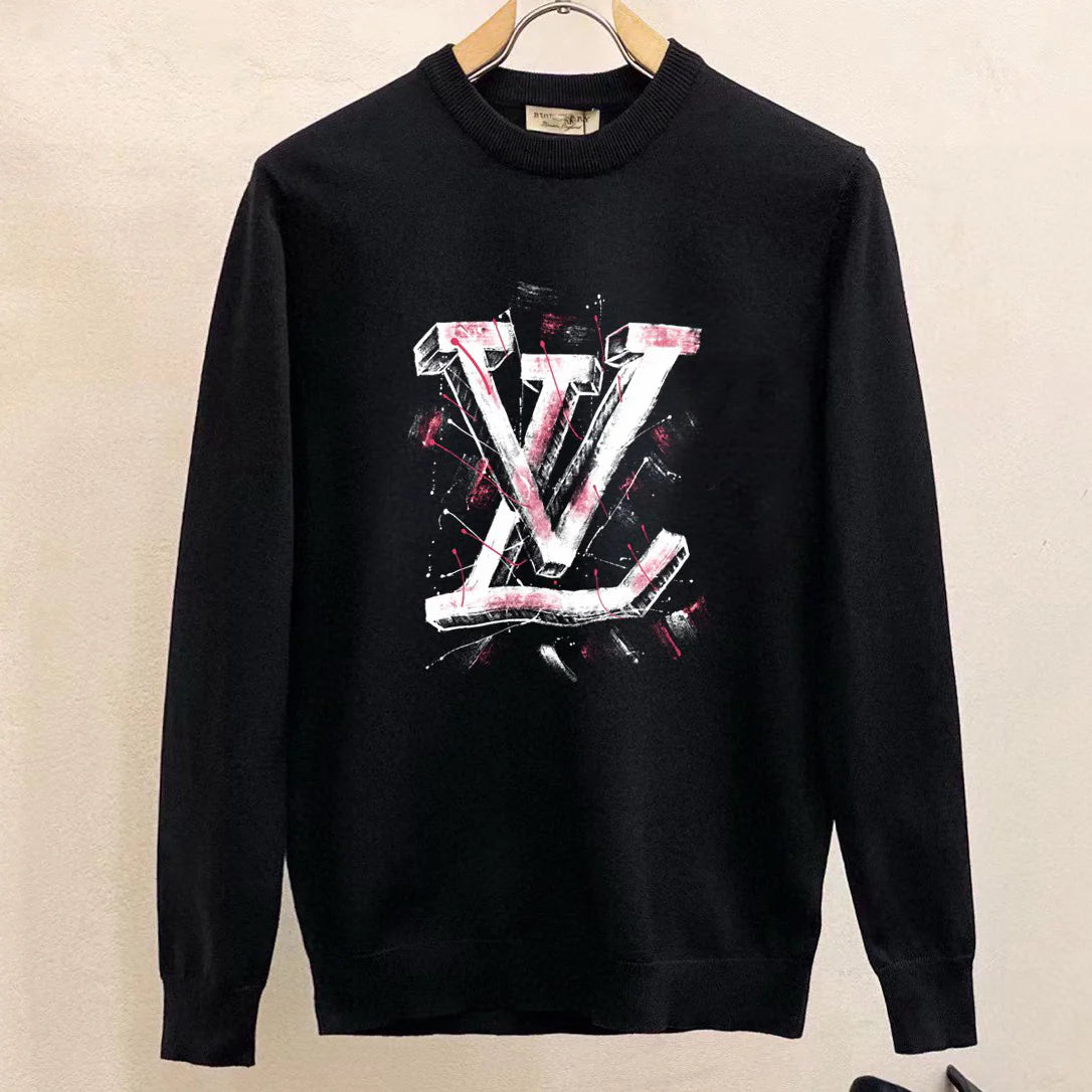 Classic Crew Neck Wool Sweater 1025101719