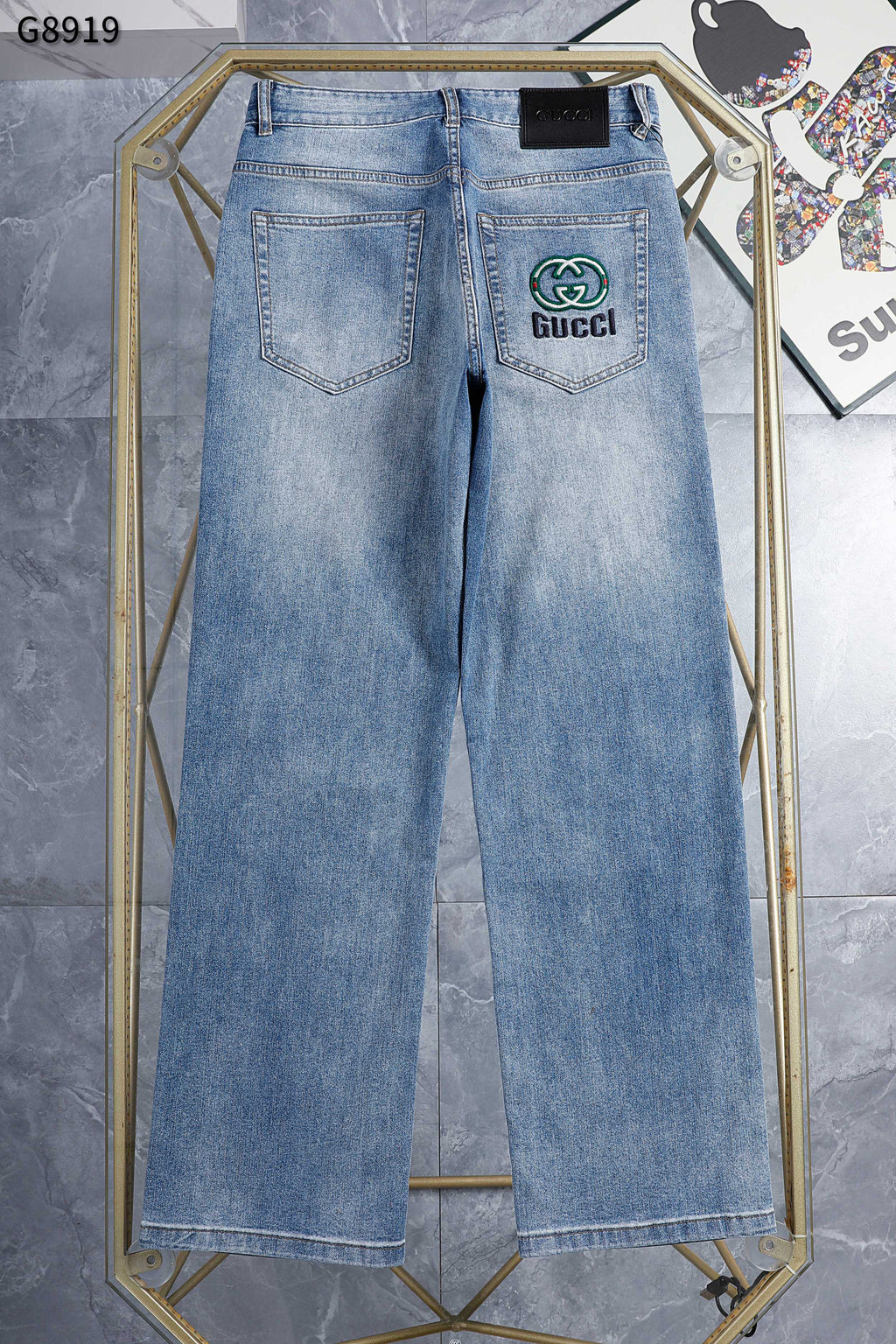 GG Men's classic new denim jeans 26020206