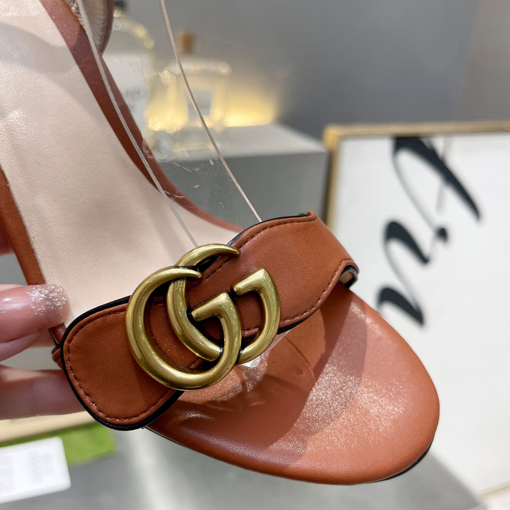 Classic G Logo 7cm 10.5cm high heel sandals XC16060701