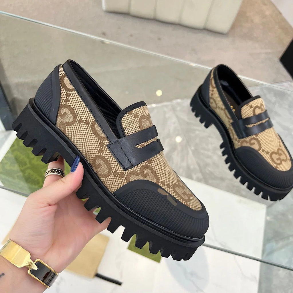 New Style Spliced Canvas Breathable Thick-soled Men's Shoes Casual Sneakers 1024030620