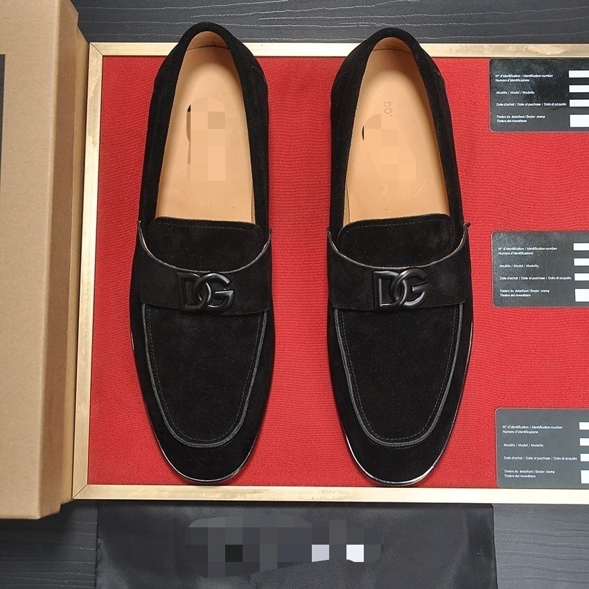 Classic matte casual leather shoes 1024111318