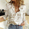 Limited edition fashionable and versatile women's linen shirt WB1023110327