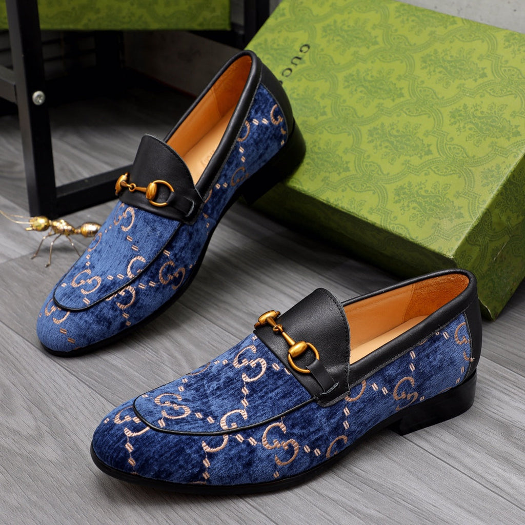 Blue G Print Shoes