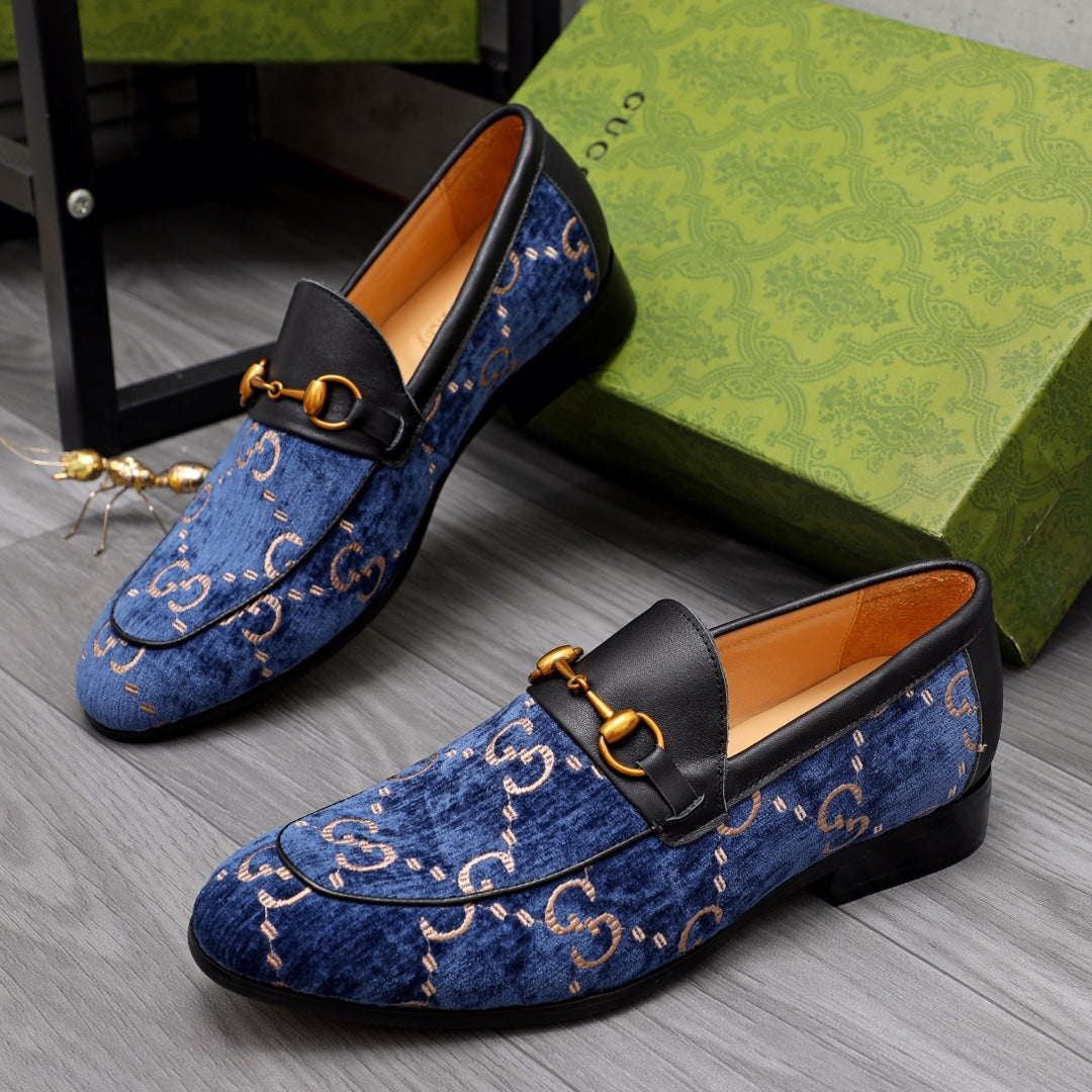 Blue G Print Shoes