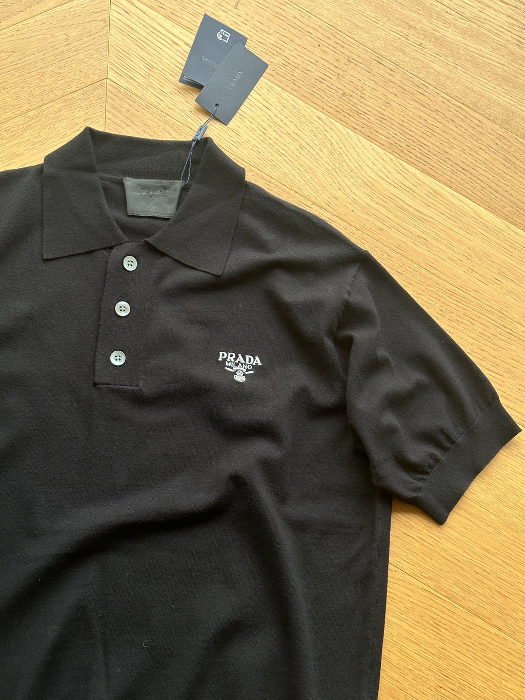 P Knitted Embroidered Logo Polo 1825061801