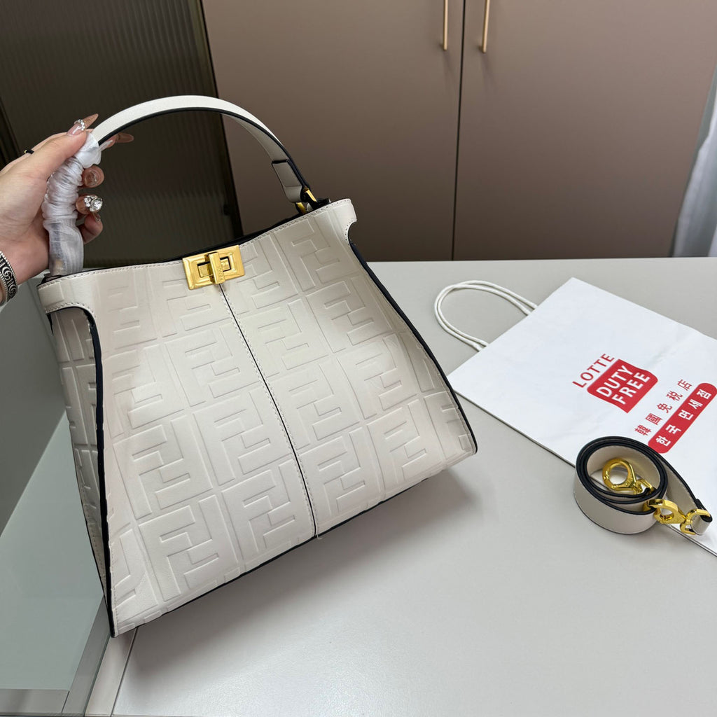 F Classic Embossed Tote Bag XC24092503