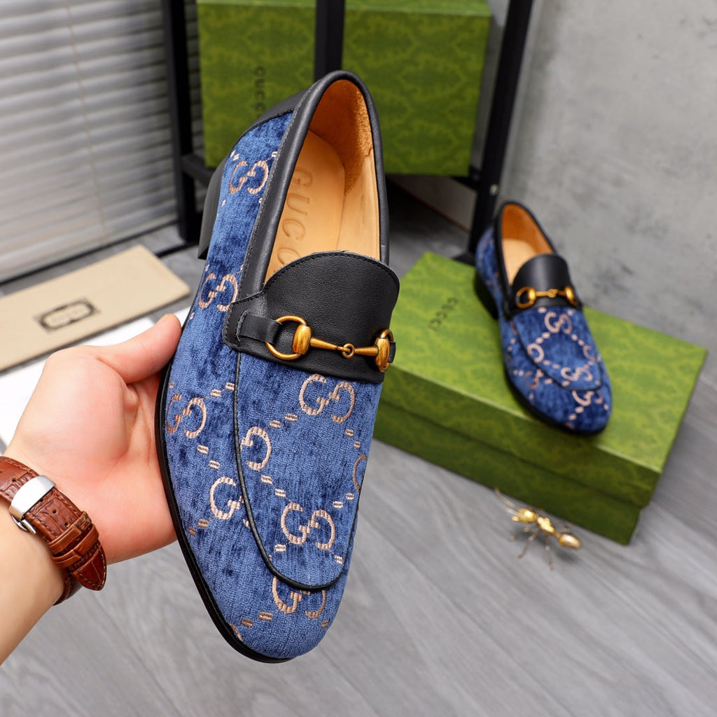 Blue G Print Shoes