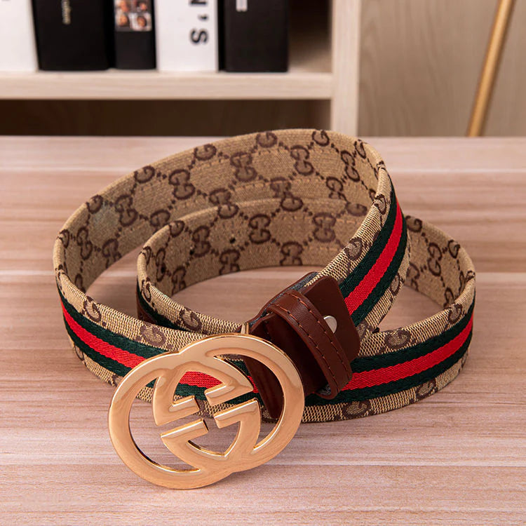 Men's Belt High-Grade Letter Leather Business Belt All-Match Casual p02070701