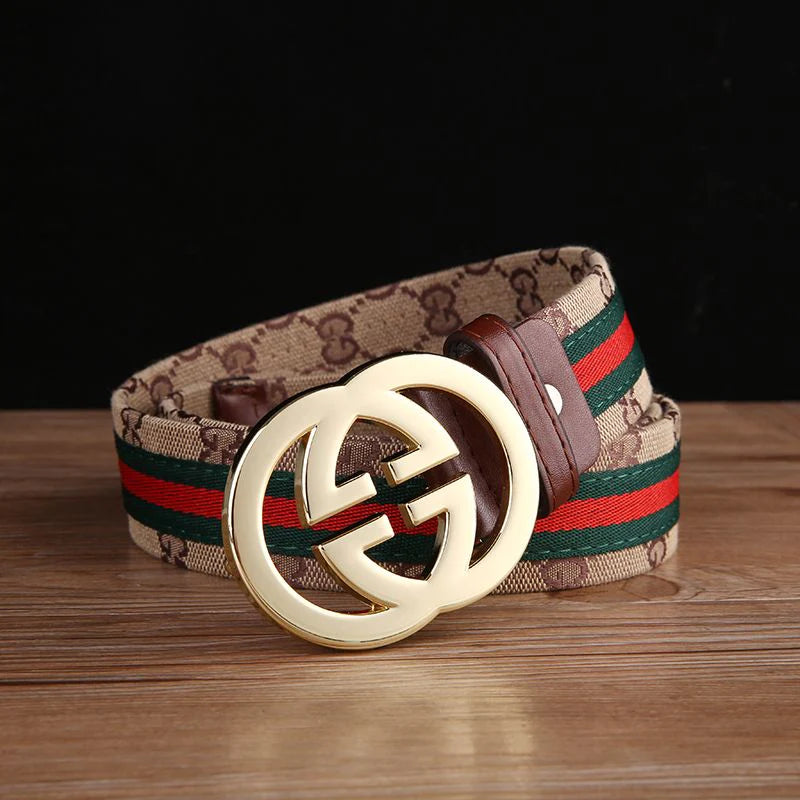 Men's Belt High-Grade Letter Leather Business Belt All-Match Casual p02070701