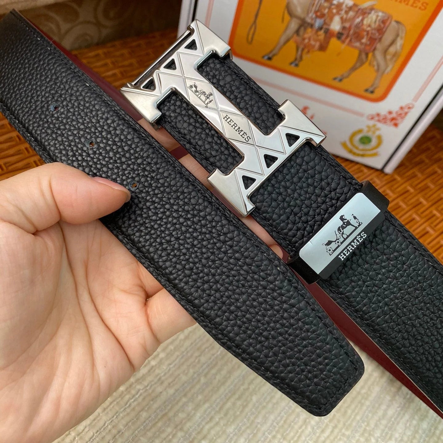 HS Luxury Genuine Leather Men’s Belt 1025010812