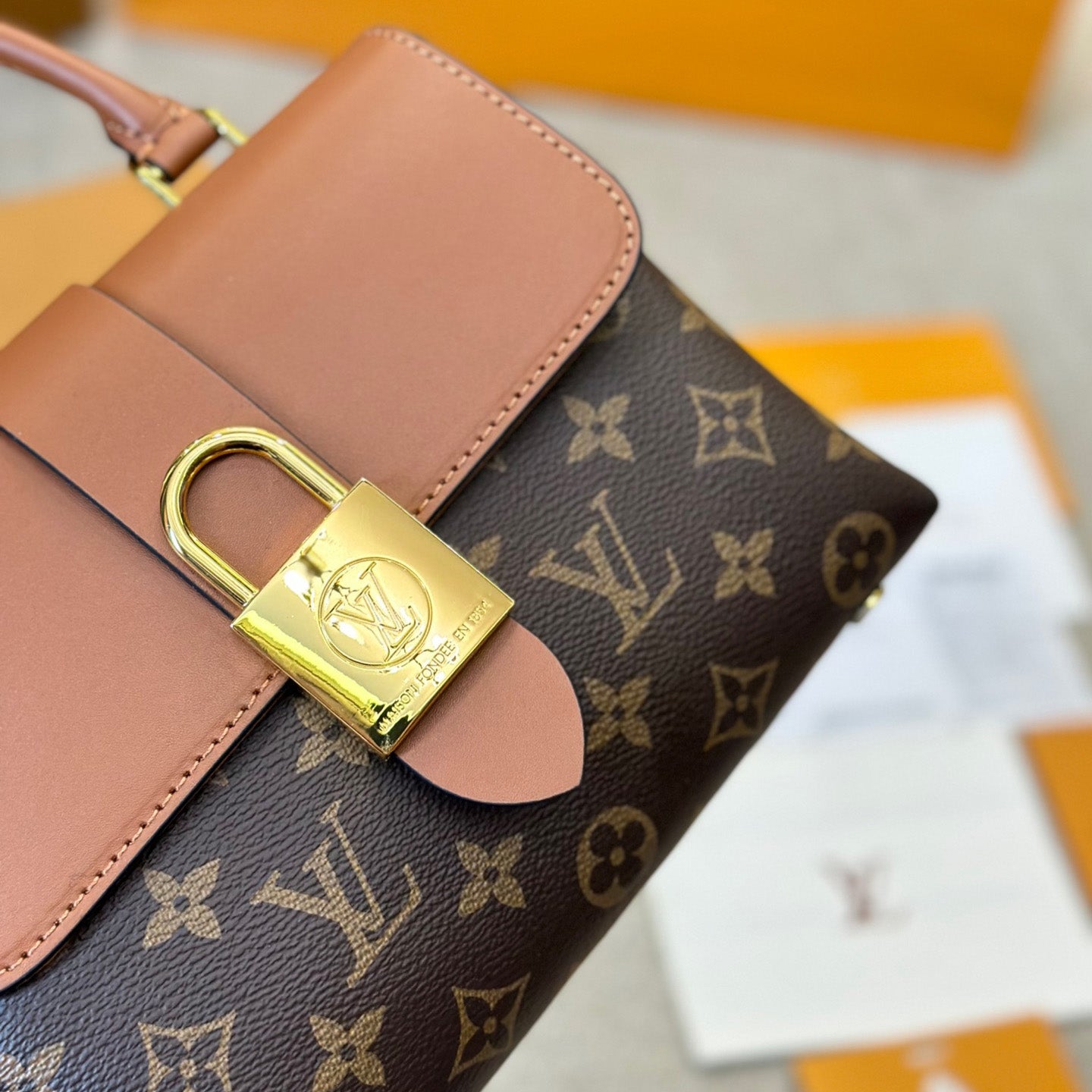 Gold Padlock Tote Bag 1824061102