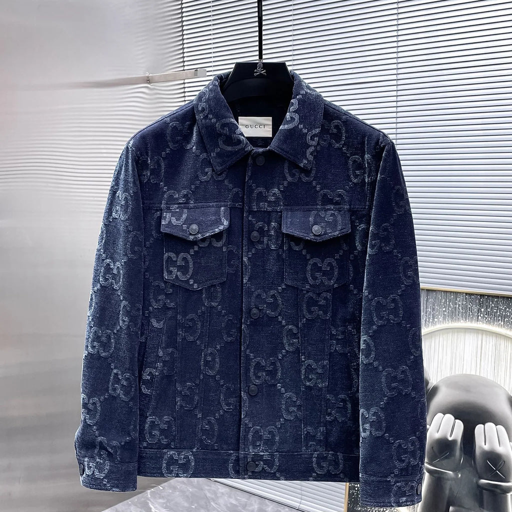 New collared denim jacket 1425121104