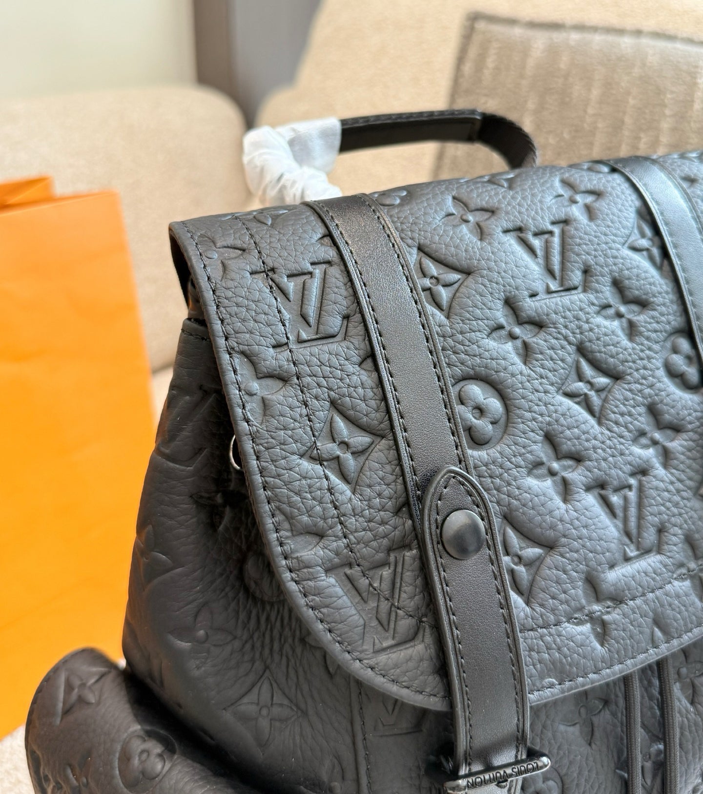 V CHRISTOPHER embossed backpack 1825102205