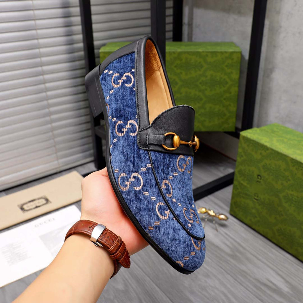 Blue G Print Shoes