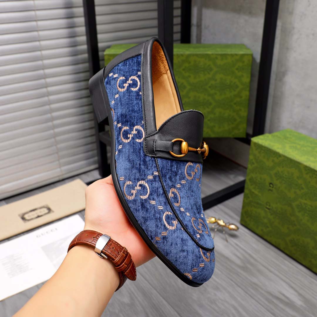 Blue G Print Shoes