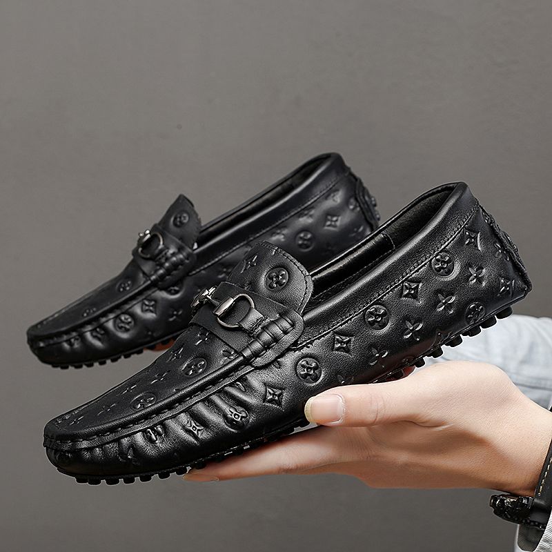 New men's casual leather shoes with one kick PD10051603